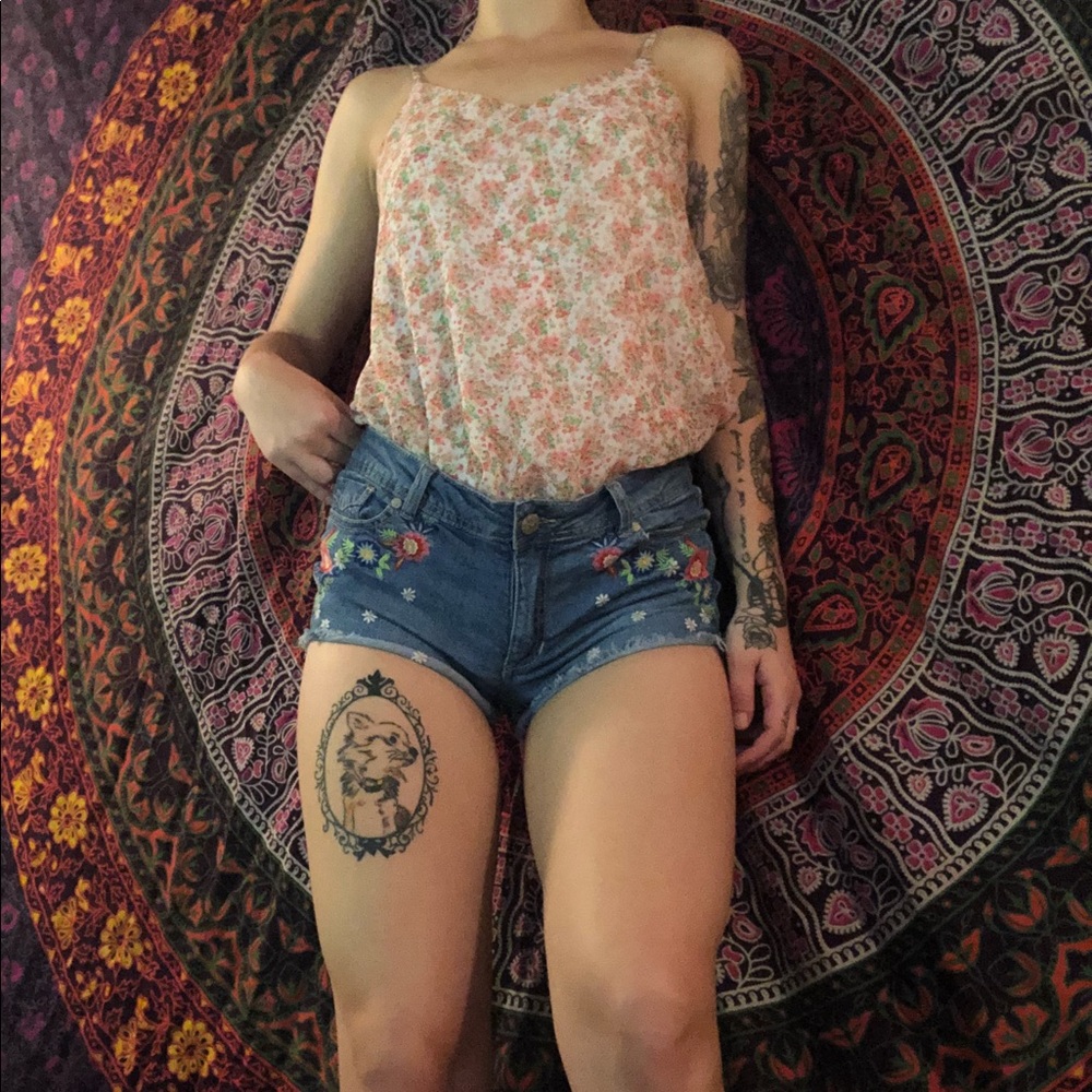 Jean shorts